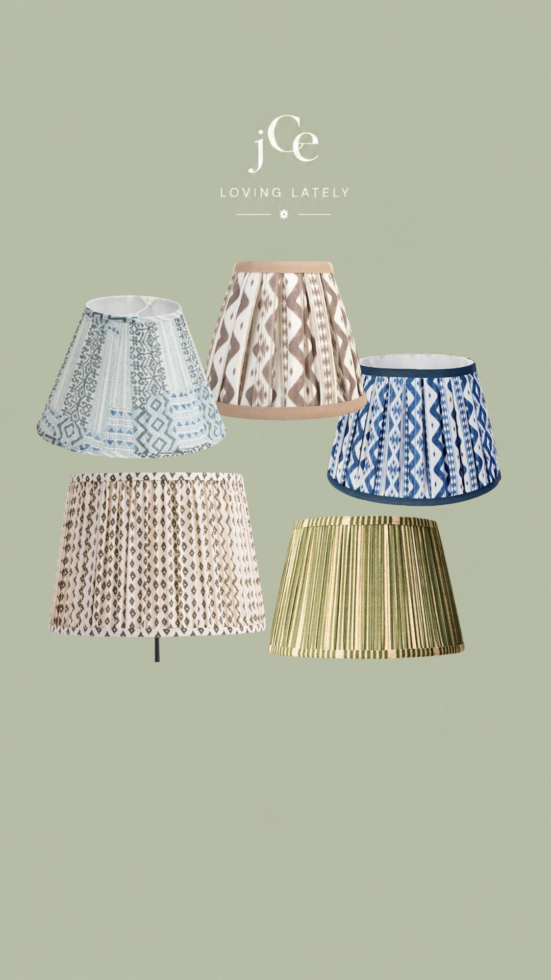 pleated lampshades 

 #LTKHome