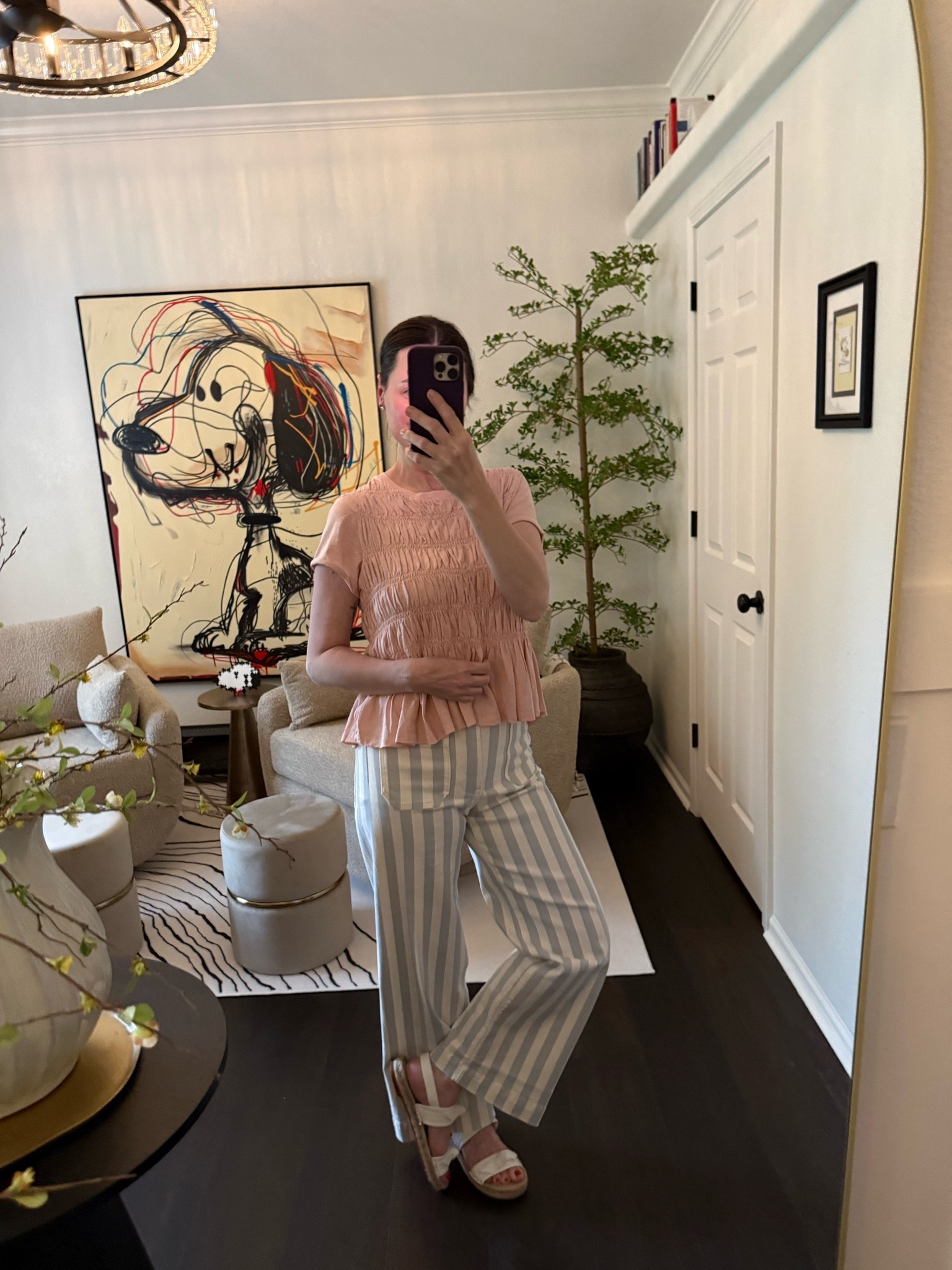 Pink frills and fun stripes 🤍

#LTKootd #LTKdayinmylife #LTKvlog