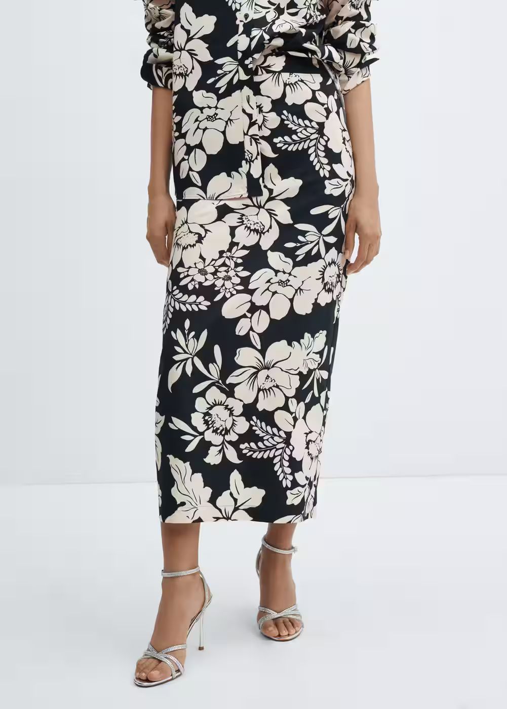 Floral long skirt -  Women | Mango USA | MANGO (US)