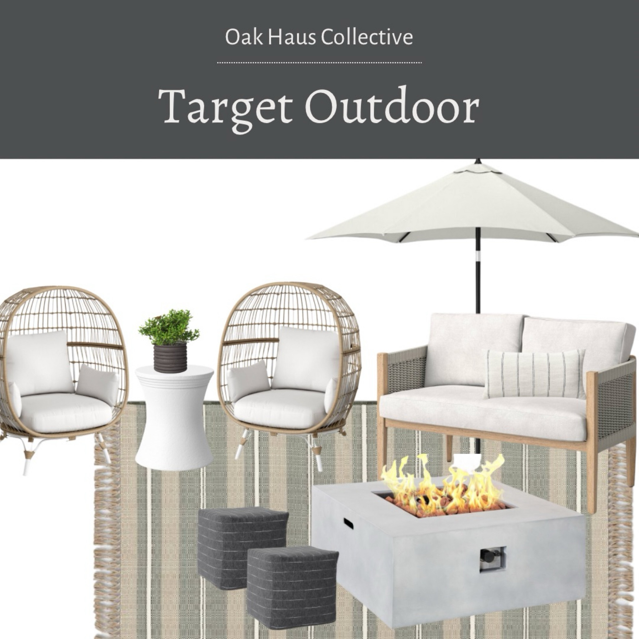 Neutral Target Outdoor decor🤍

Outdoor patio, spring refresh, spring sale, egg chair, patio furniture, porch furniture, outdoor space, outdoor porch, outdoor setup, outdoor sofa, outdoor umbrella, outdoor fire pit, outdoor rug 

#LTKsalealert #LTKstyletip #LTKhome