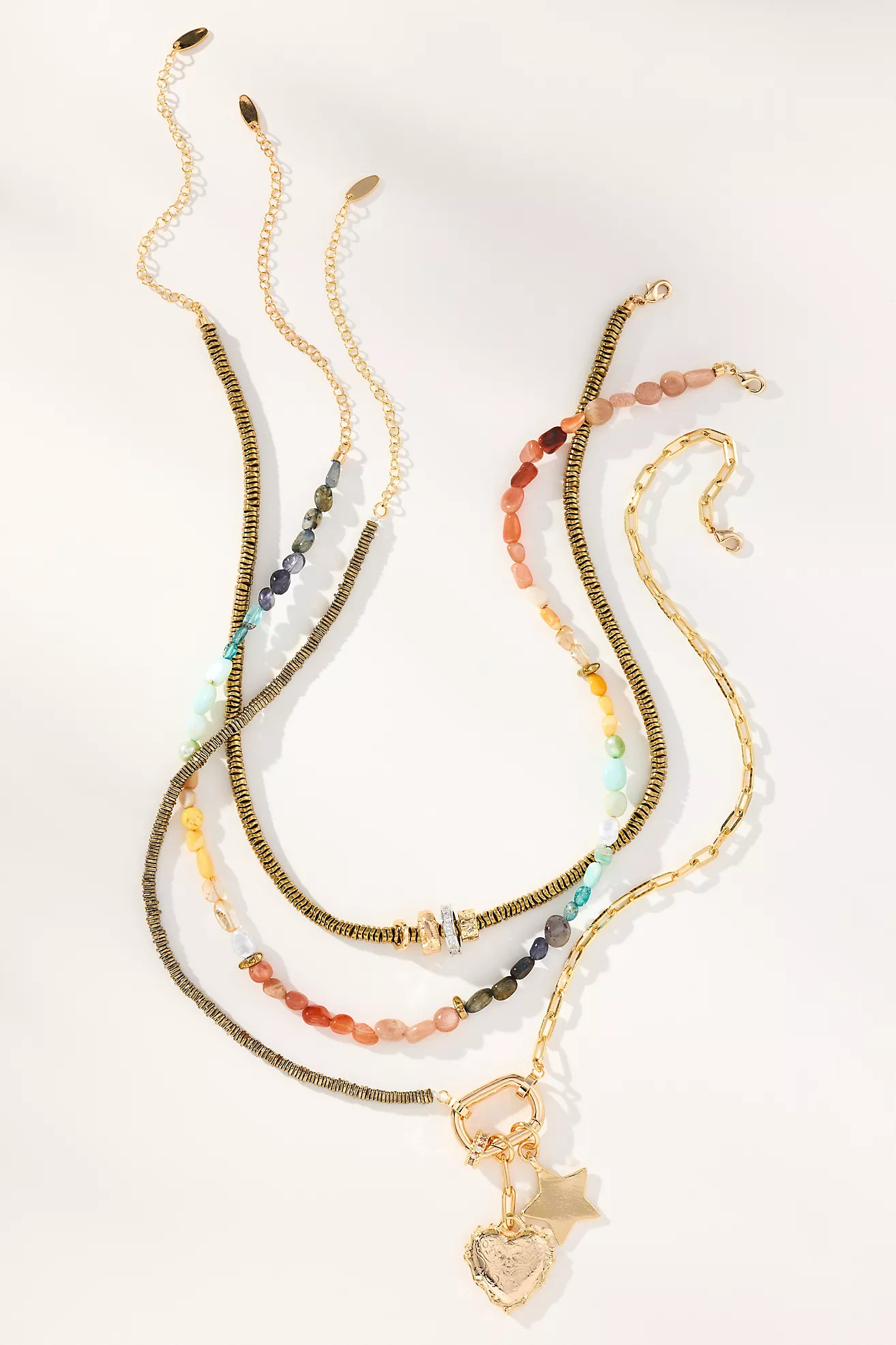 Shades of Sea Layered Necklaces: Charm Edition | Anthropologie (US)
