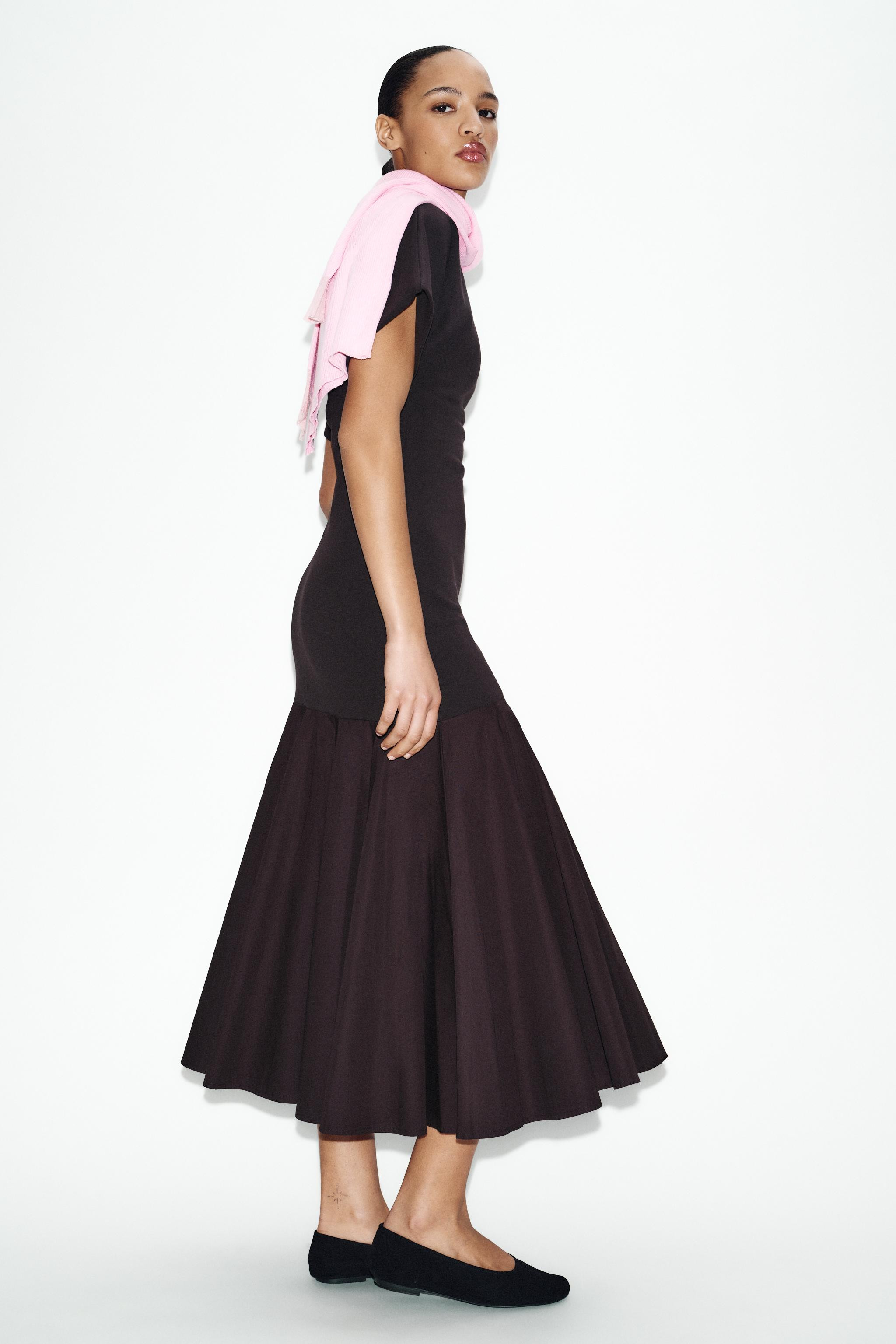 COMBINED INTERLOCK DRESS | Zara US