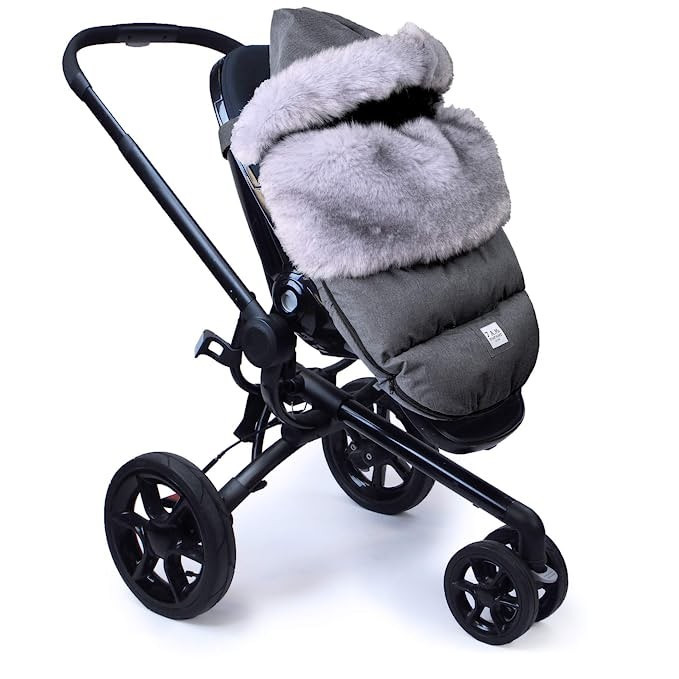 7 A.M. Enfant PlushPOD Stroller and Car Seat Footmuff, Convertible into a Single Panel Cover (Bla... | Amazon (US)