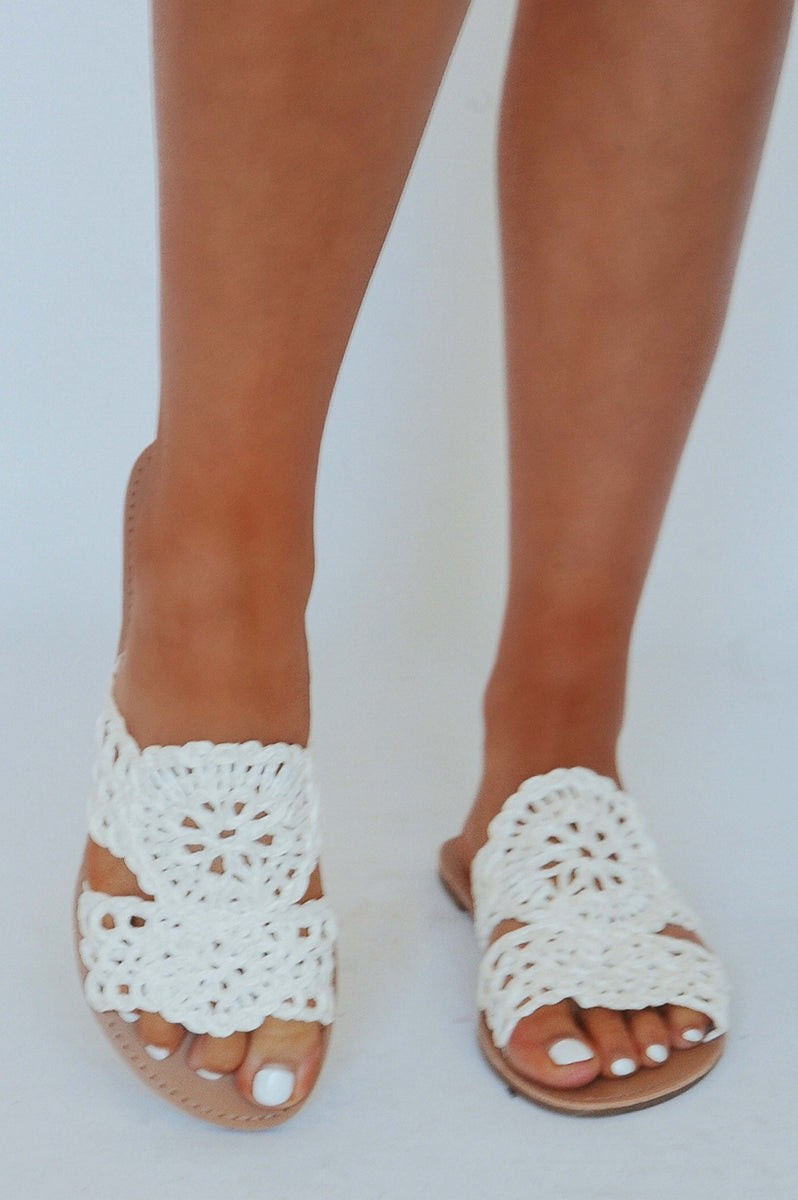 Strolling Along Sandals: Ivory | Shophopes
