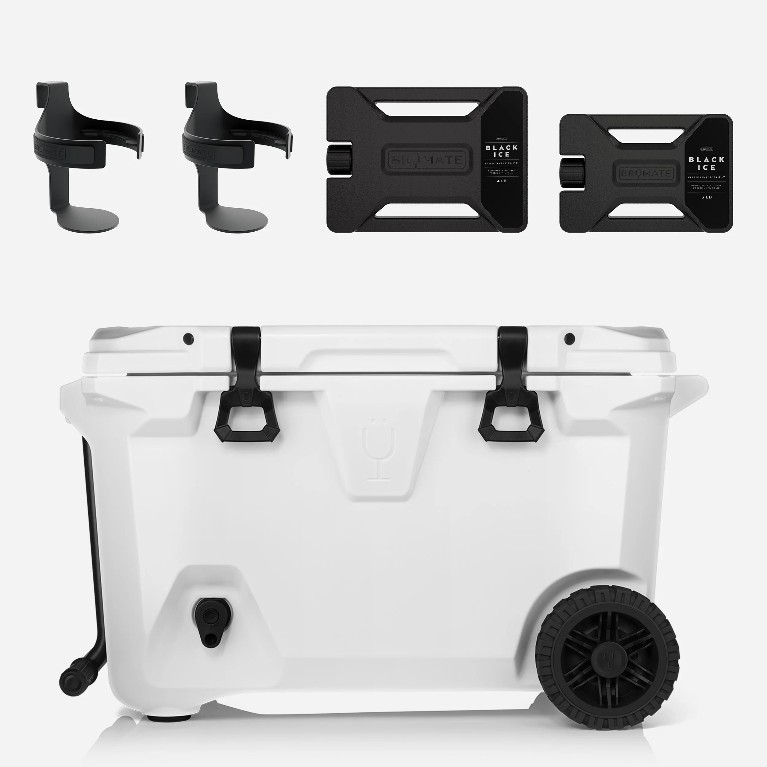 BrüTank Double Drink Holder Bundle | Ice White | Brumate