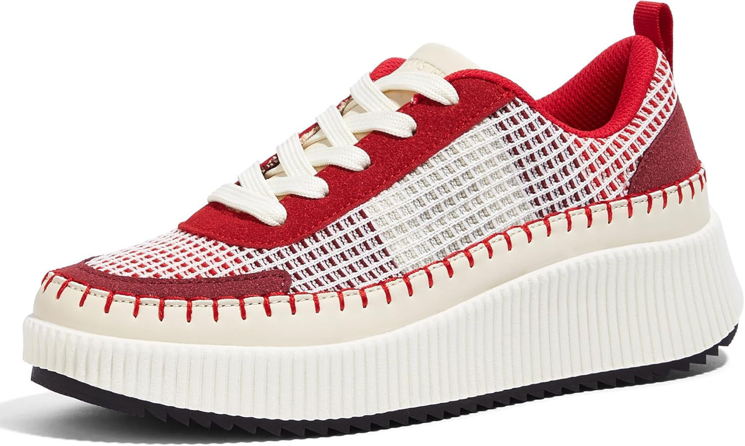 LUCKY STEP Women's Platform Sneakers Rhinestone Fashion Chunky Casual Sparkly Retro Braided Walki... | Amazon (US)