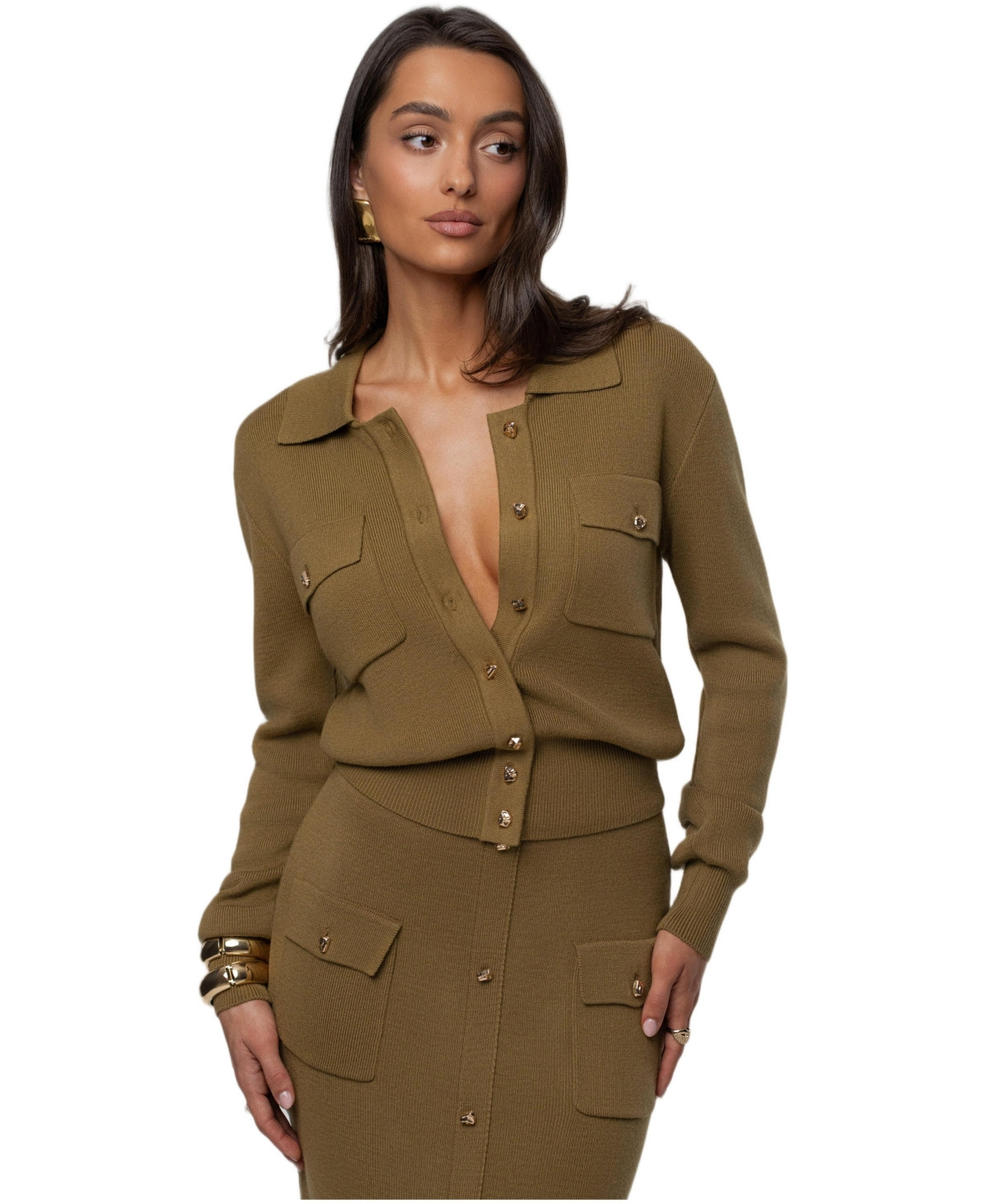 Jluxlabel Women's Fall Bliss Knit Top - Green | Macy's