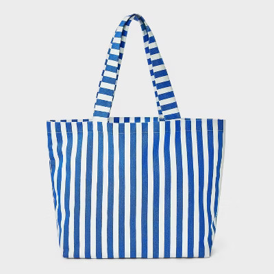 Canvas Beach Striped Tote Bag - Shade & Shore™ | Target