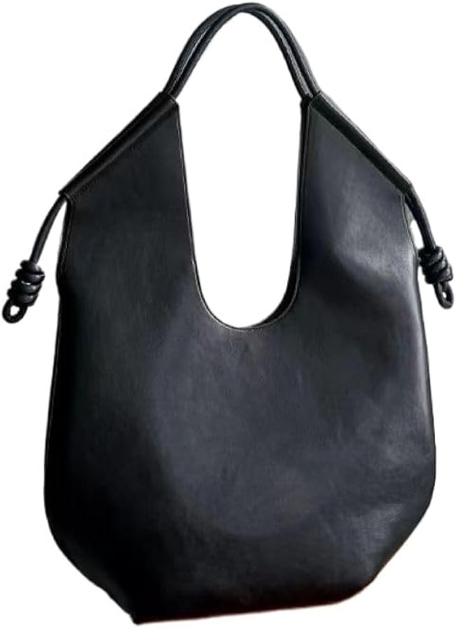 Hobo Bags for Women Large Shoulder Bag, Soft Vegan Leather Shoulder Handbag Slouchy Tote Purses f... | Amazon (US)