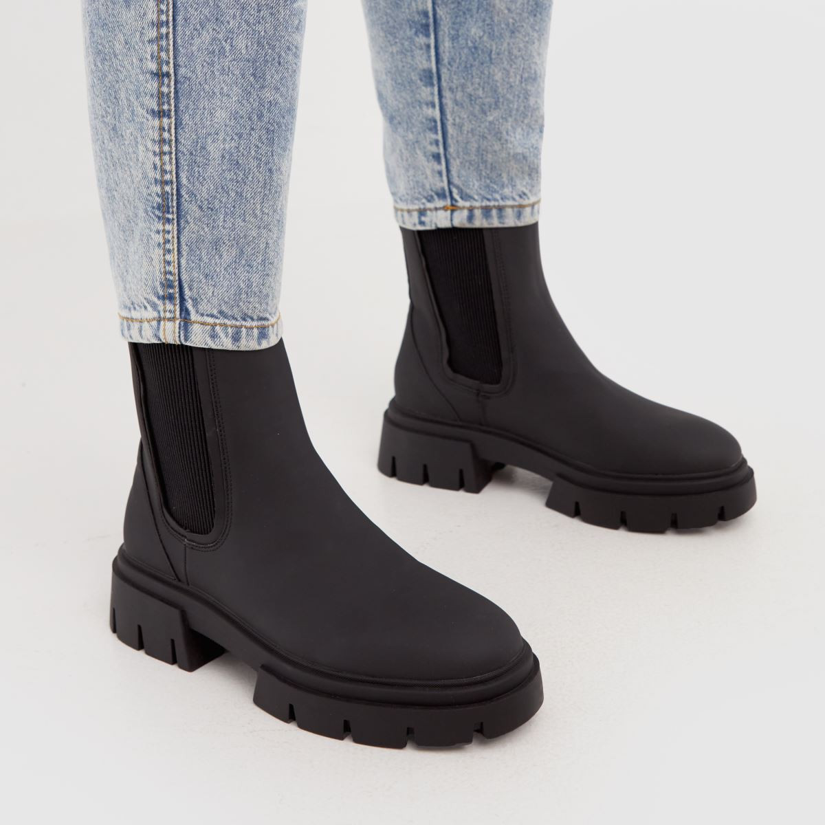 schuh black amaya chunky chelsea boots | Schuh