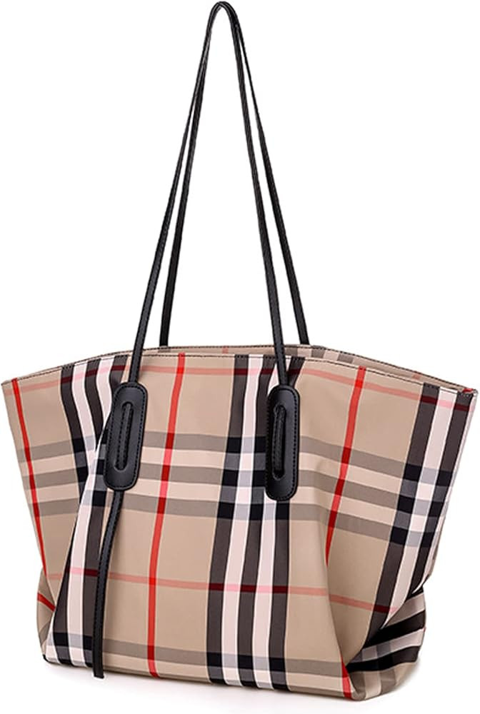 Handbags for Women, Canvas Fashion Shoulder Bag, Tote Bag Purse Top Handle Hobo Handbag, Large Ca... | Amazon (US)
