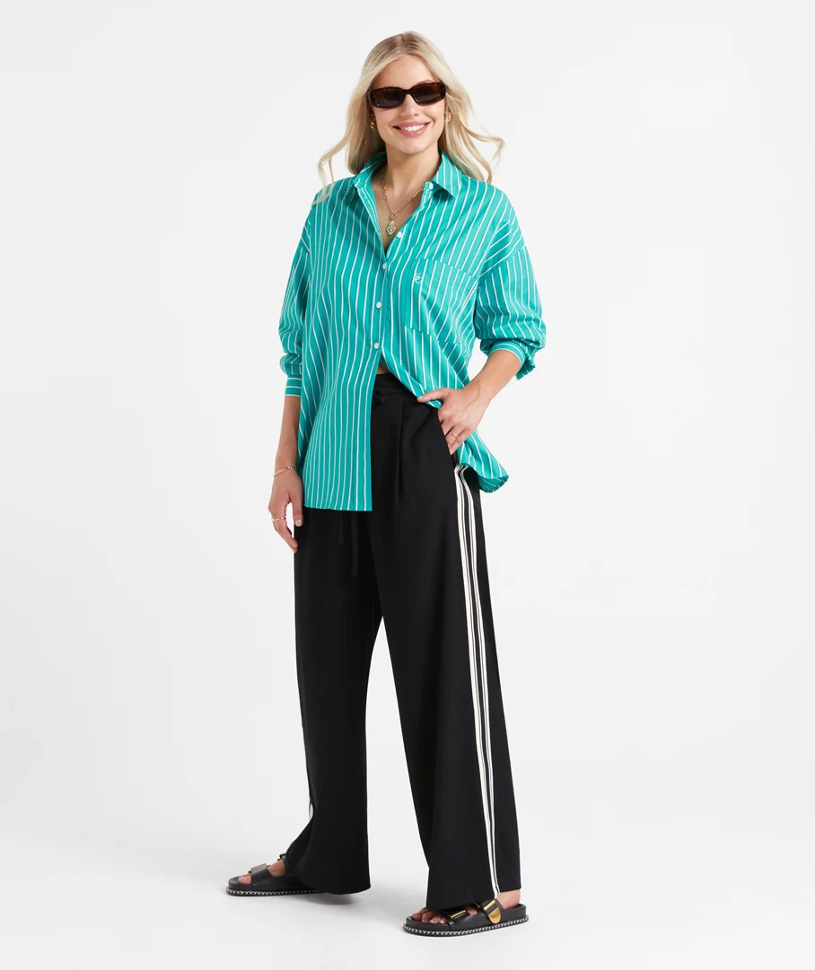 CORA TAILORED SIDE STRIPE PANT | Sportsgirl
