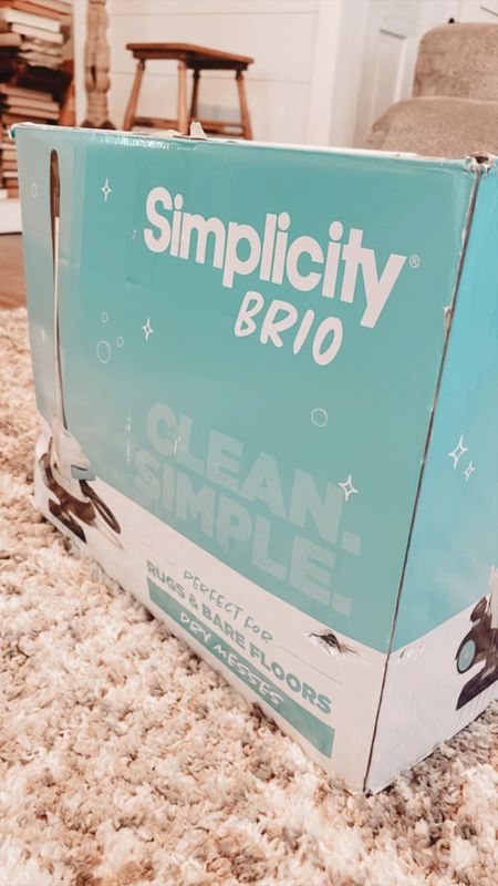 So excited for our new @simplictyvacuum the Brio Canister Vacuum #ad #simplicityvacuum 