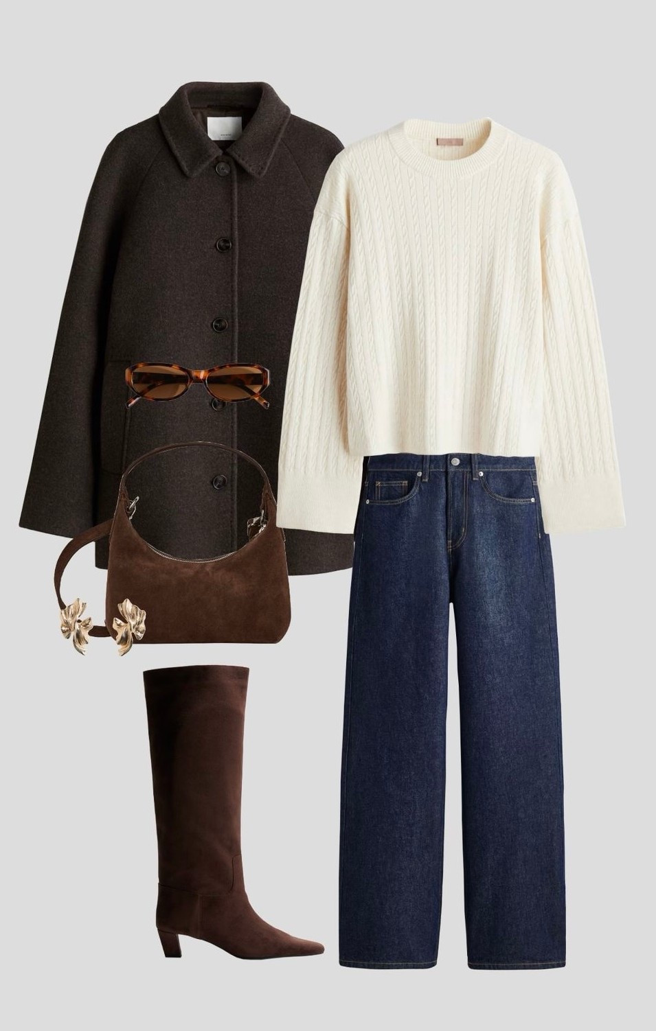 Bei h&m gibt‘s gerade einen 20% Sale und ich hab euch einige schöne herbstliche Looks zusammengestellt 🥰

Dieses klassische Outfit ist einfach so zeitlos! Mit braunen Akzenten lässt sich eine blaue Wide Leg Jeans super mit einem gemütlichen Zopfmuster Pullover kombinieren ❄️

#LTKautumn #LTKwinter #LTKdeutschland