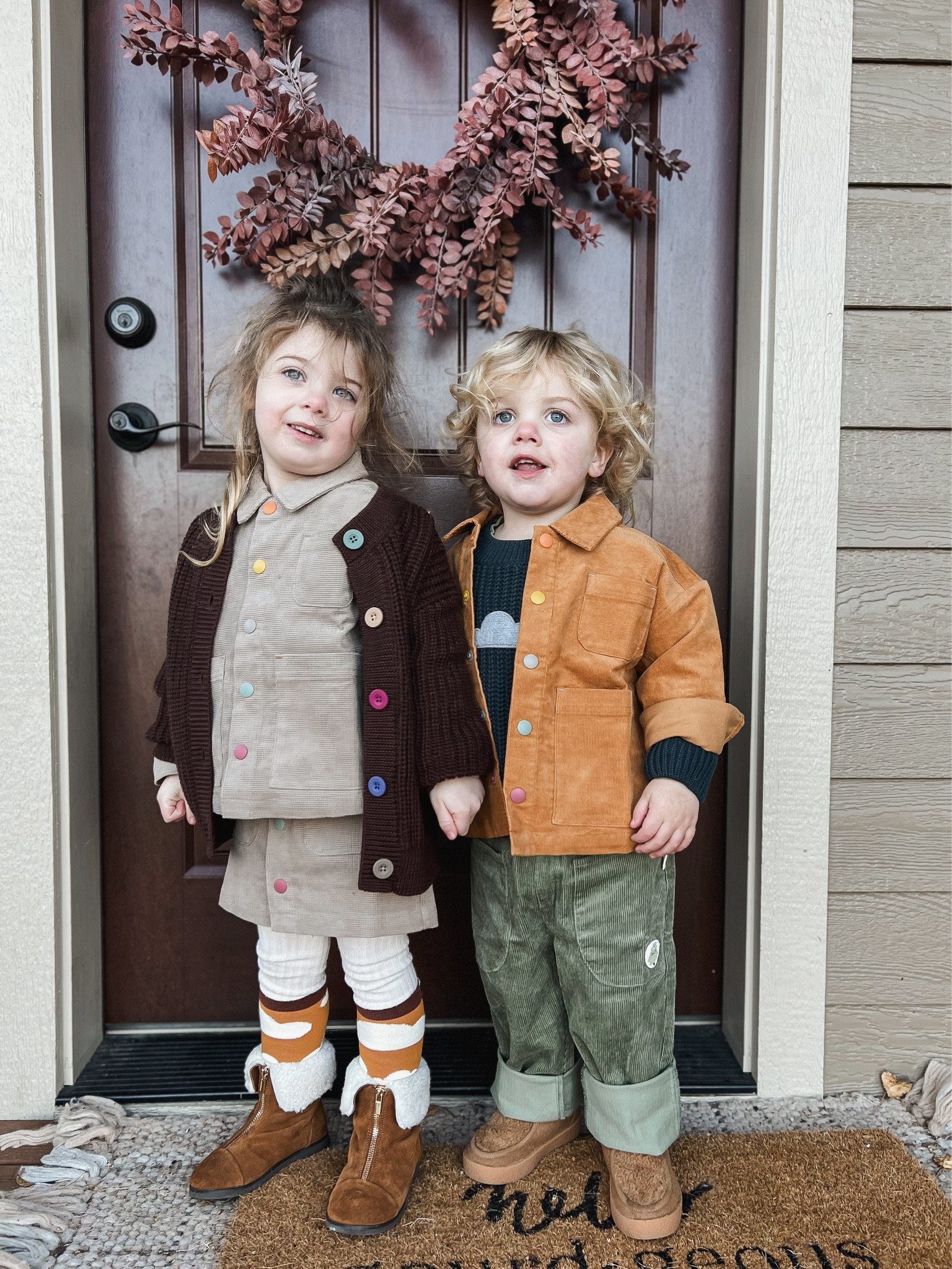 These two in @petiterevery 🤭🤭 #ad #toddlerfashion #twins #cuties #siblinglove 

#LTKkids #LTKSeasonal