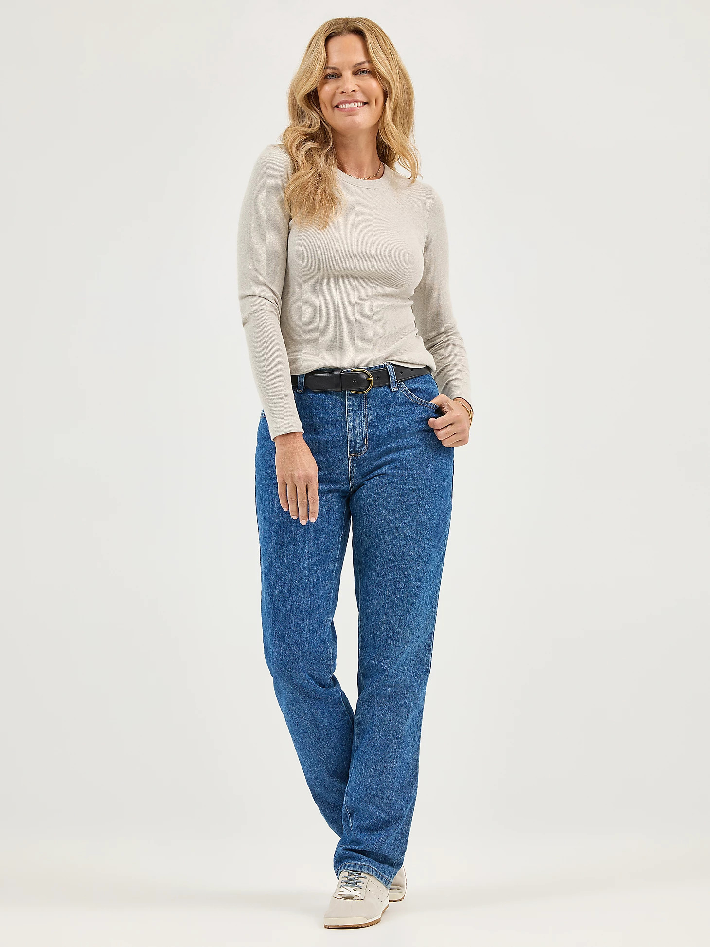 Women’s 100% Cotton Relaxed Fit Straight Leg Jean | Lee Jeans