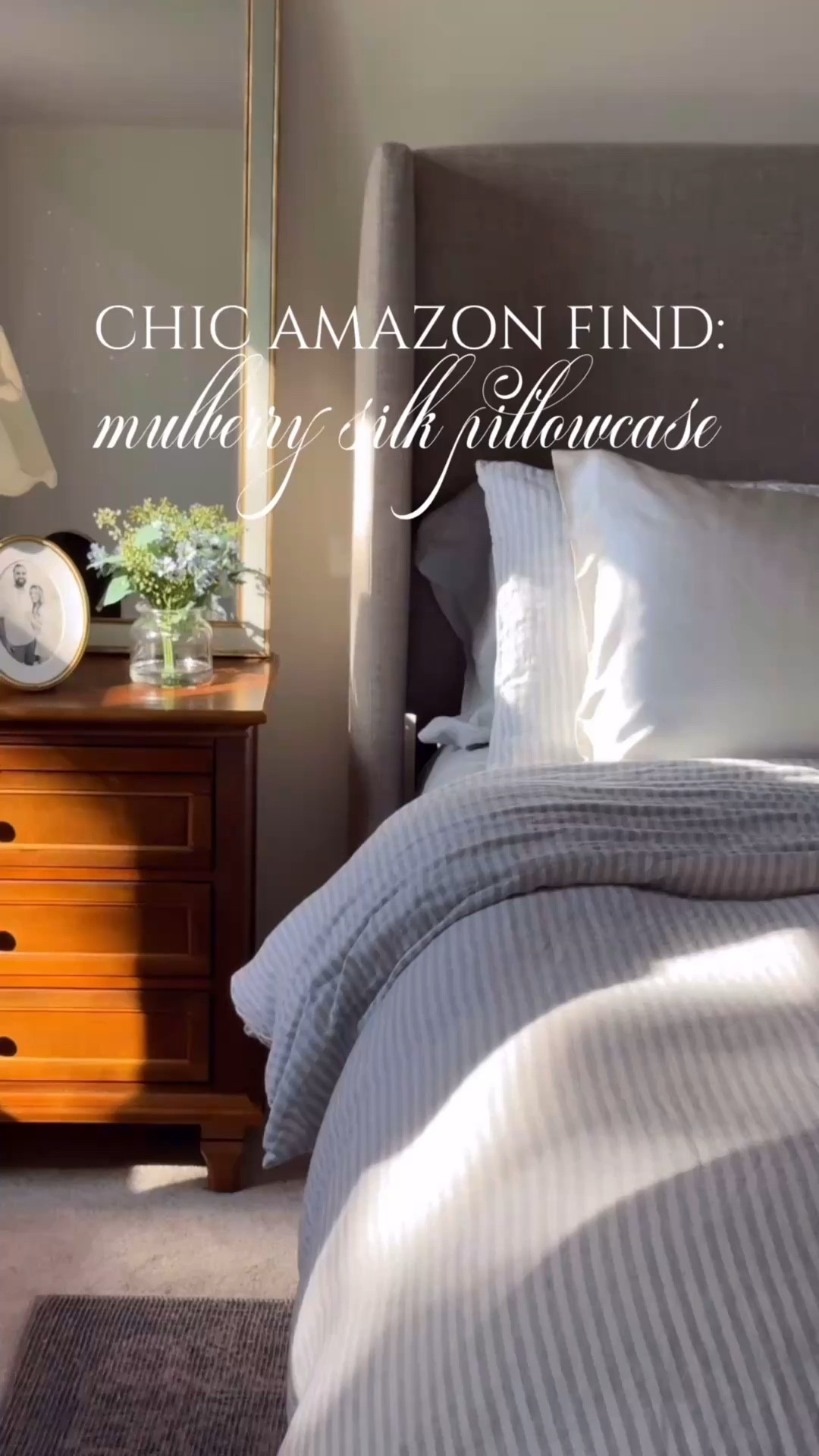 Things I find incredibly chic AMAZON edit: mulberry silk pillowcase 
(Also a great Mother’s Day gift idea!) 

Enhance your beauty sleep 💤 ✨ 💭 
Gentle on Skin & Hair - Naturally Hypoallergenic. Unlike satin or synthetic imitations that may cause friction, irritation, and breakage, our mulberry silk pillowcase is clinically recognized for its skin-friendly properties. It’s perfect for sensitive skin, reducing sleep wrinkles, acne, and hair tangles. Infused with natural amino acids, ZIMASILK’s silk pillowcase helps promote skin cell renewal and retains moisture. 

#chic #amazonfinds #silkpillowcase #chicfinds #mothersday 

#LTKHome #LTKdayinmylife #LTKMothersDay