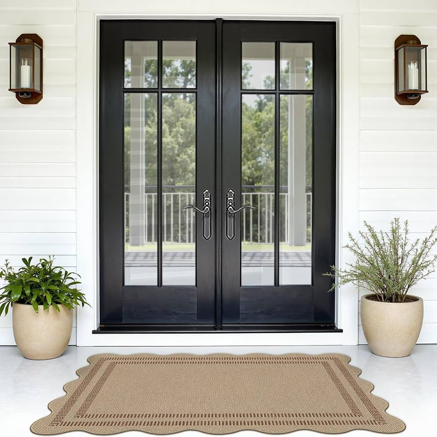Modern Easy Jute Outdoor Patio Rug, 3x5 Washable Rugs for Entryway Office Farmhouse Classroom Car... | Amazon (US)