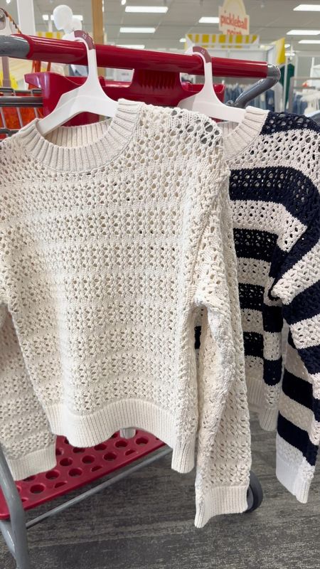 The perfect open knit sweater for a coastal grandma summer! New at Target!

#LTKFindsUnder50 #LTKStyleTip #LTKSeasonal