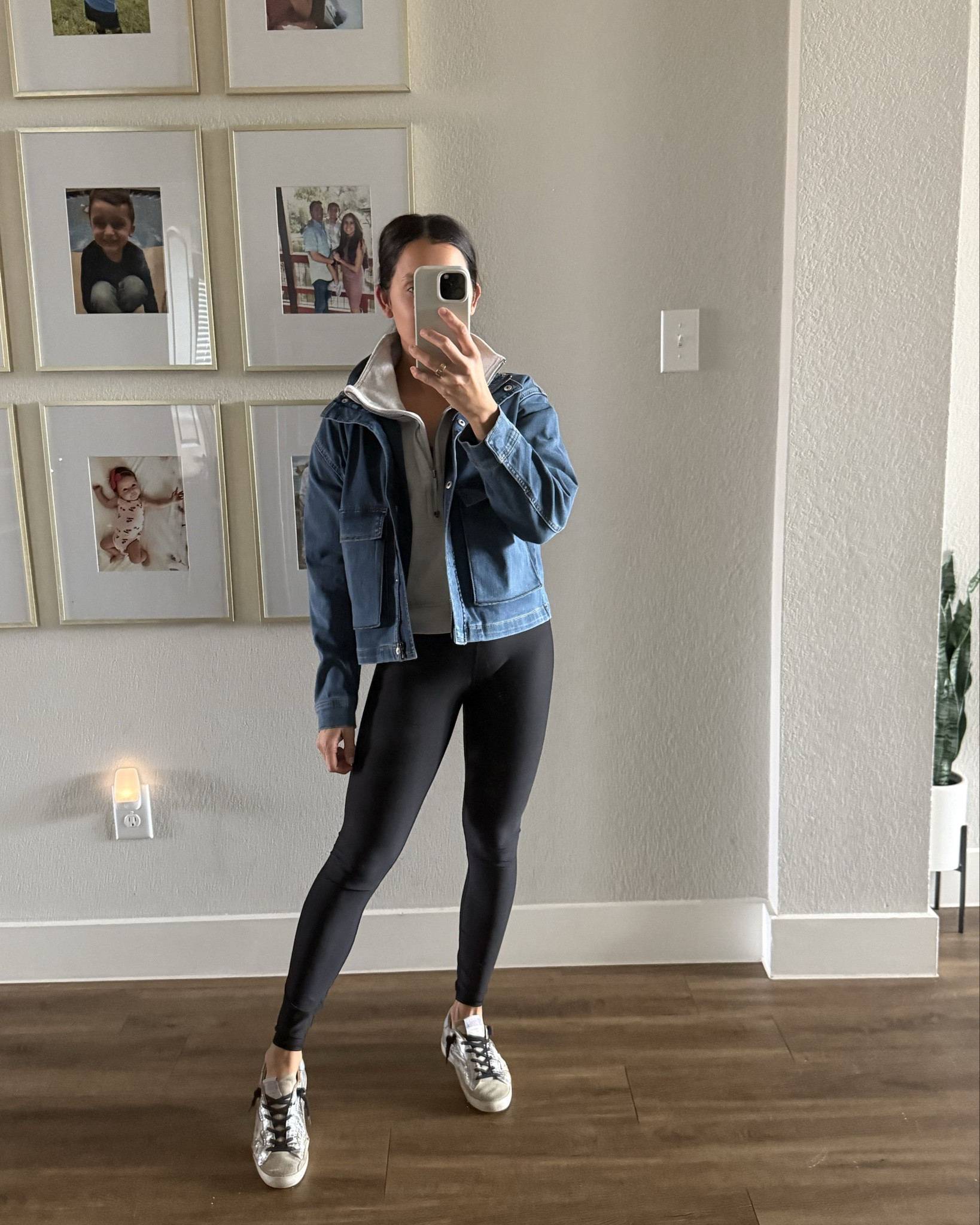 Obsessed with this denim jacket! It’s a girls size 🙈 I bought an XL and it fits perfect. 

I’m 5’2 and weight 118

Target finds, target denim jacket, target jacket, mom outfit, mom style, petite mom outfit, affordable fashion 

#LTKPetite #LTKootd #LTKmomlife