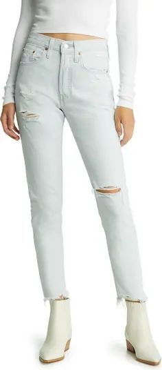 501® High Rise Crop Straight Leg Jeans | Nordstrom