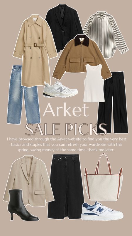 Arket Sale shopping edit - these wardrobe staples will give your closet a refresh for spring (whilst also saving you some money too!) 

#LTKsalealert #LTKeurope #LTKfindsunder100