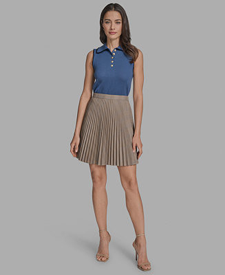 Women's Pleated A-Line Skirt | Macy's