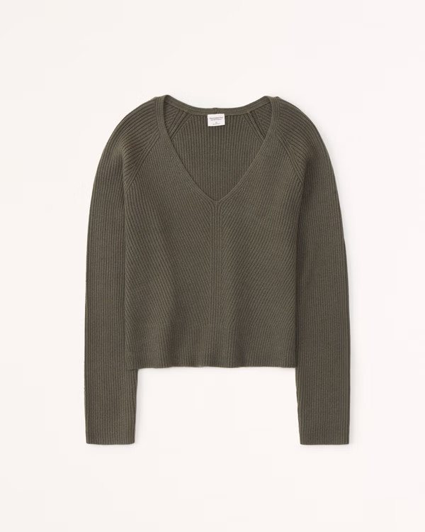 Women's LuxeLoft V-Neck Sweater | Women's Tops | Abercrombie.com | Abercrombie & Fitch (US)
