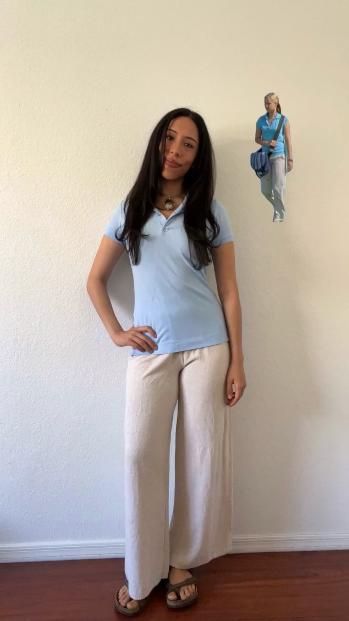 Emma Gilbert h2o outfit: pants are from UO years ago, but I’m pretty sure Emma is wearing khakis 