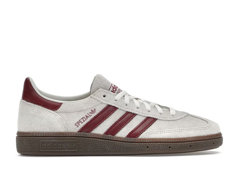 Adidas Handball Spezial (Women's) Sneakers in Off White/Collegiate Burgundy/Gum 5 | StockX