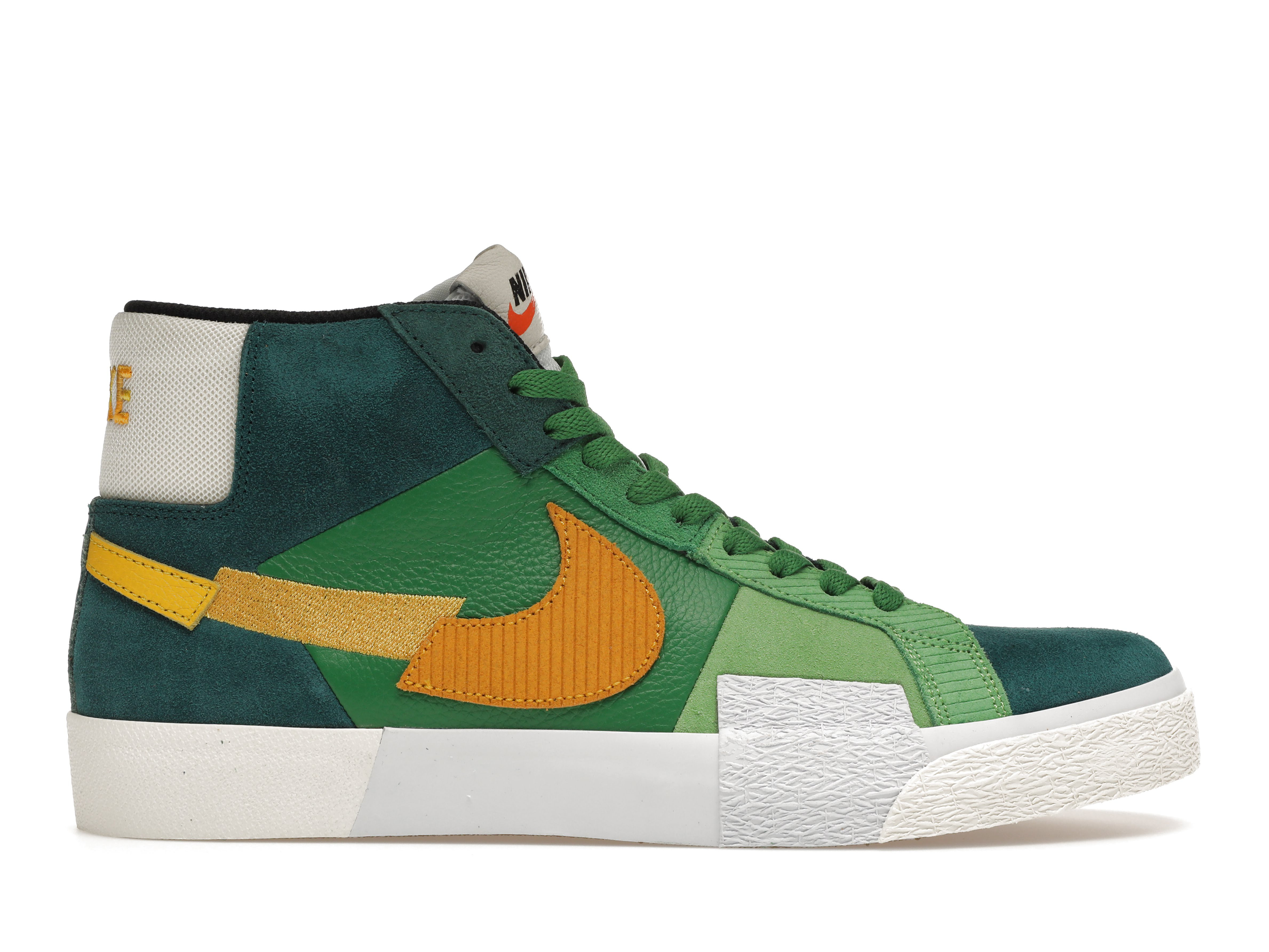 Men's Nike Blazer Mid Mosaic Green Sneakers in Aloe Verde/Rainforest/Spinach Green | StockX