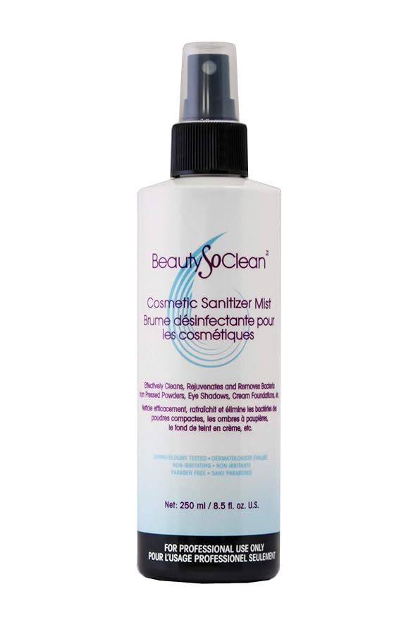 Beautysoclean Cosmetic Sanitizer Mist - (8.5 oz.) Makeup Sanitizing Spray for Powder-based Makeup... | Amazon (US)