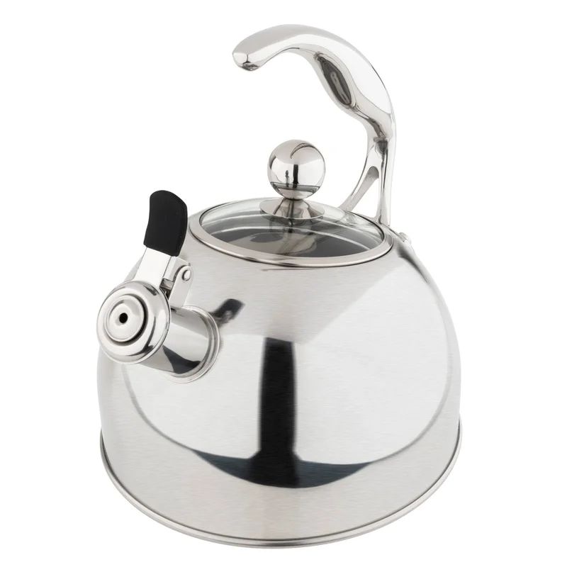 Viking 2.6-Quart Stainless Steel Kettle with 3-Ply Base | Wayfair North America