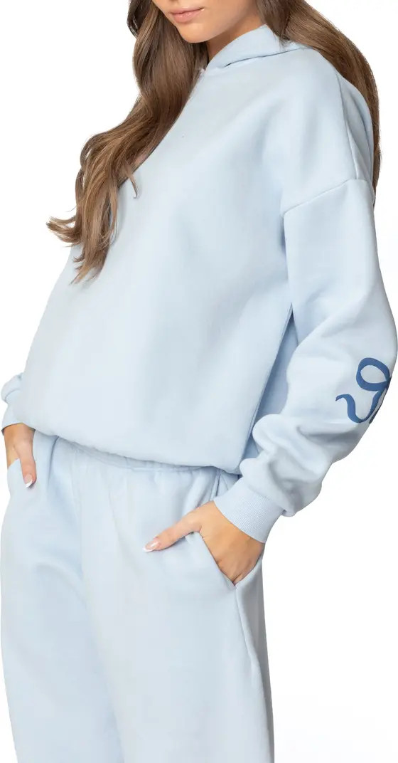 EDIKTED Bonney Bow Oversize Hoodie | Nordstrom | Nordstrom