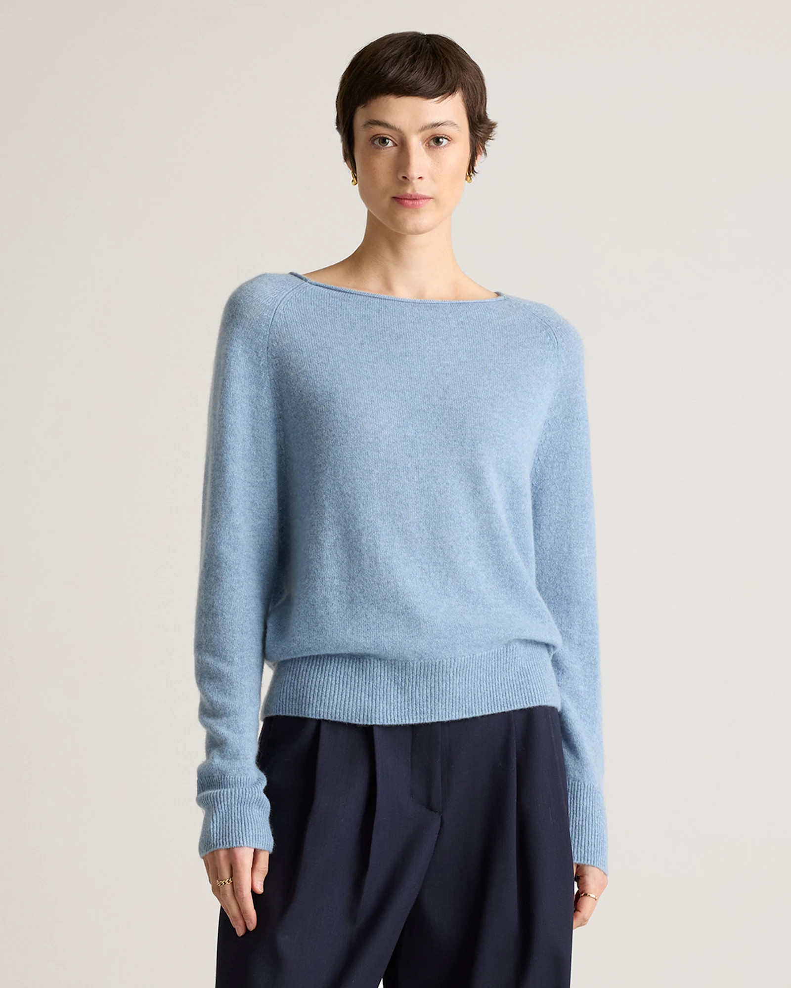 Mongolian Cashmere Boatneck Sweater | Quince