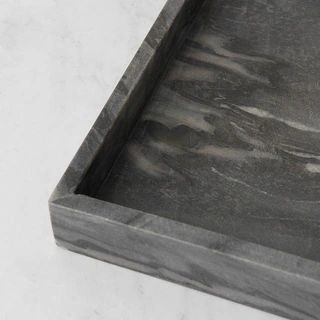 Aurora Home Marble Square Tray (Grey) | Bed Bath & Beyond