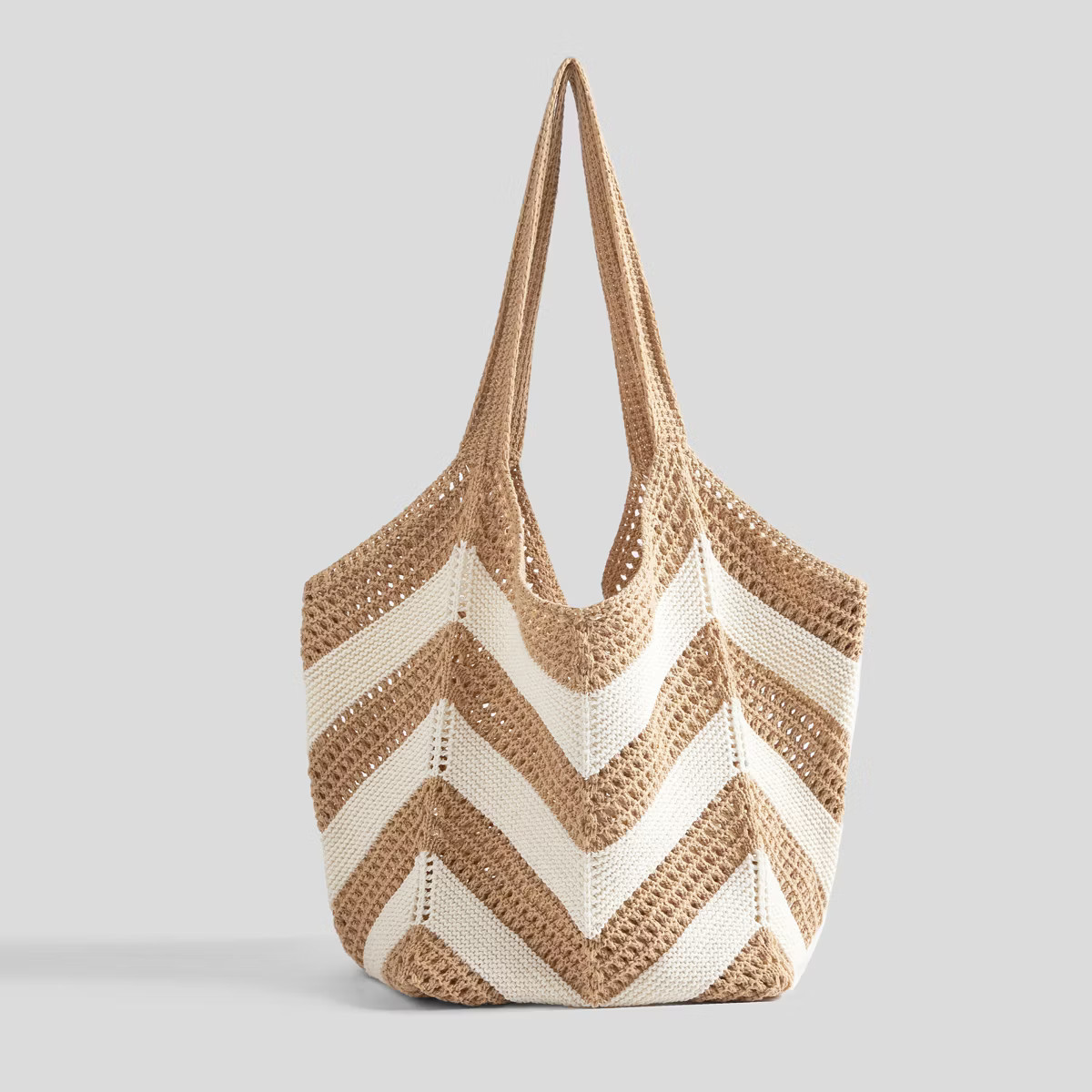 Women's Beach Striped Beige Tote Bag - Cupshe | Target