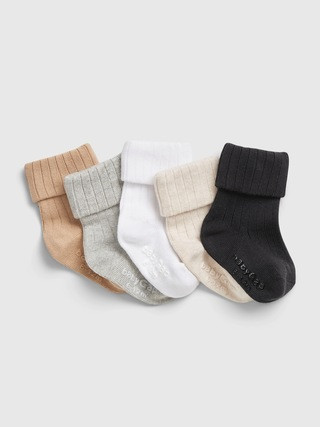 Baby Ribbed Socks (5-Pack) | Gap (US)