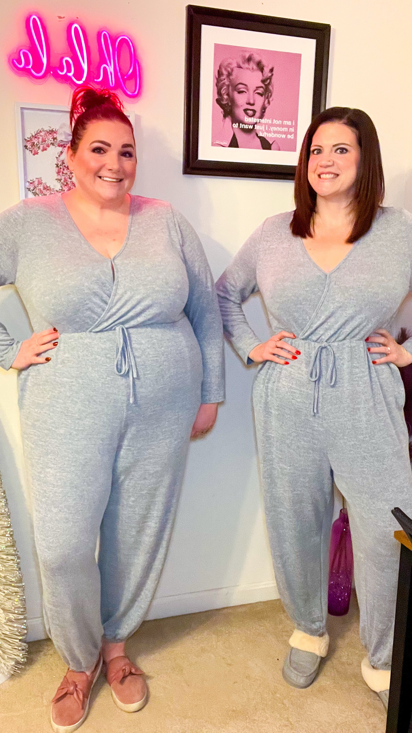 Body Positivity Sisters Try On Haul featuring @bloomchic ✨

@jwall0217 & I are so excited to share this jumpsuit with y’all! It’s SO comfy, soft, stretchy, and shows off our curves! 👌🏻 Easy to dress up with a leather jacket, some fun jewelry, ankle booties for a cute but comfy date night look or wear it like us for a comfy movie night at home! 🤗 Comes in lots of gorgeous colors, runs TTS, available in sizes 10-30! 🤩

Head to the links in our bios to get this & more from @bloomchic 🫶🏻 And… Use either of our discount codes: KATIEWALLACE15 or JWALLO217 to save 15% off your BloomChic order! 💸

#bloomchic #bloomchicfashion #bloomchicpartner #bloomchicjumpsuit #bloompartner #bloomboldly
#bloomchicambassador #bodypositivity #plussizefashion #plussizestyle #plussizeblogger #plussizefashionblogger #plussizeinfluencer #plussizeoutfitideas

#LTKMidsize #LTKSeasonal #LTKPlusSize