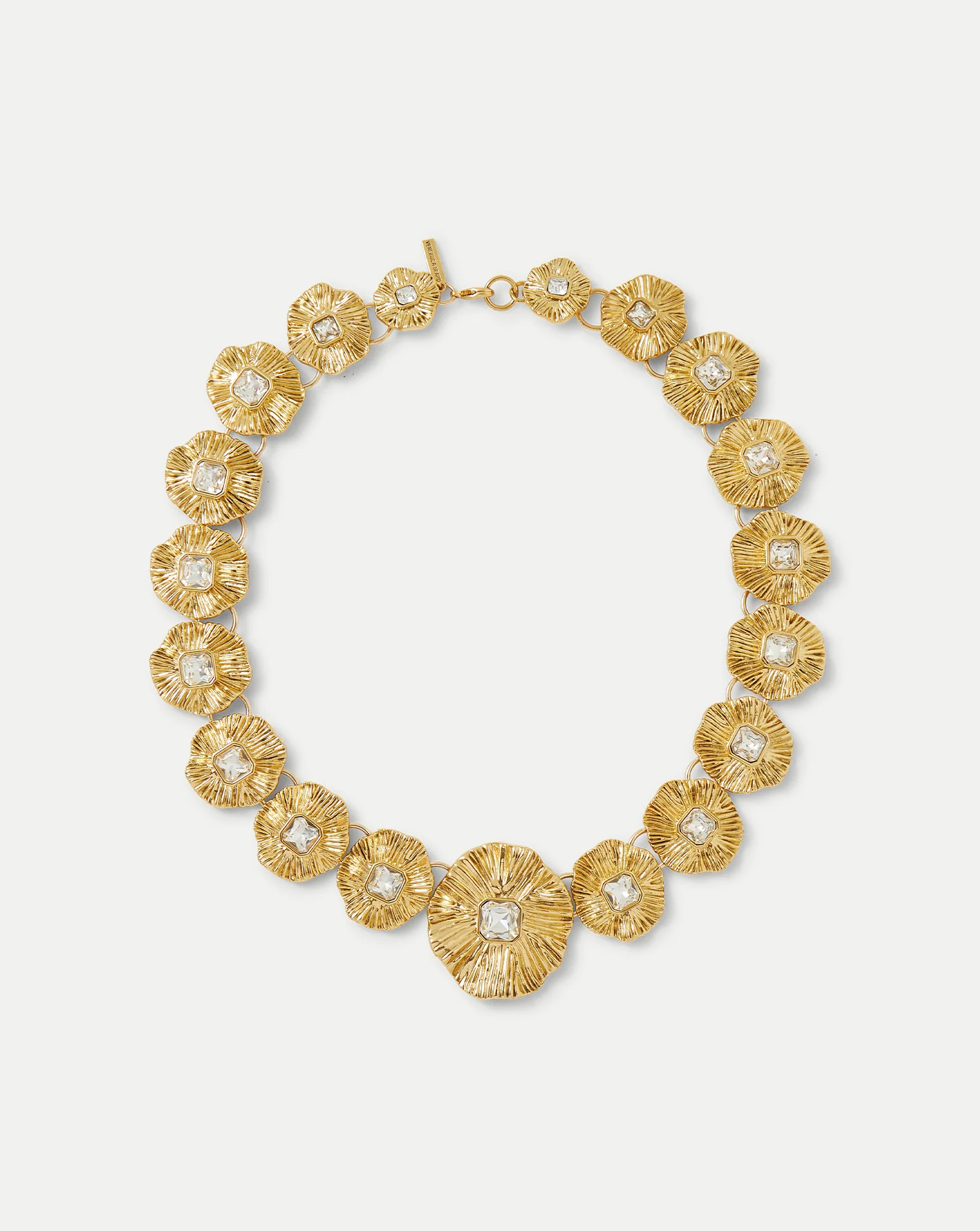 Gold Floral Statement Necklace in Gold | Veronica Beard | Veronica Beard