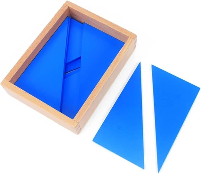 DANNI Baby Toy Montessori Math Toys 12Pcs Blue Triangles Math Wood Toys for Preschool Early Learn... | Amazon (US)
