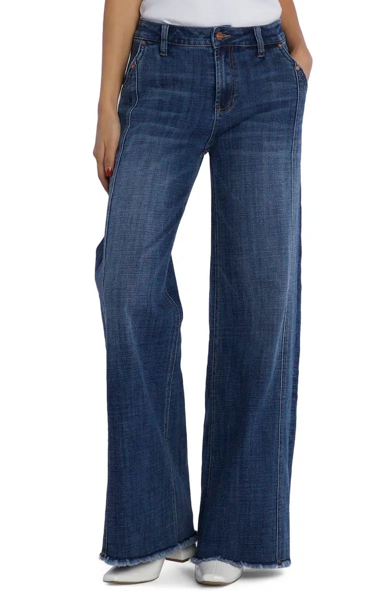 Mighty High Waist Wide Leg Jeans | Nordstrom