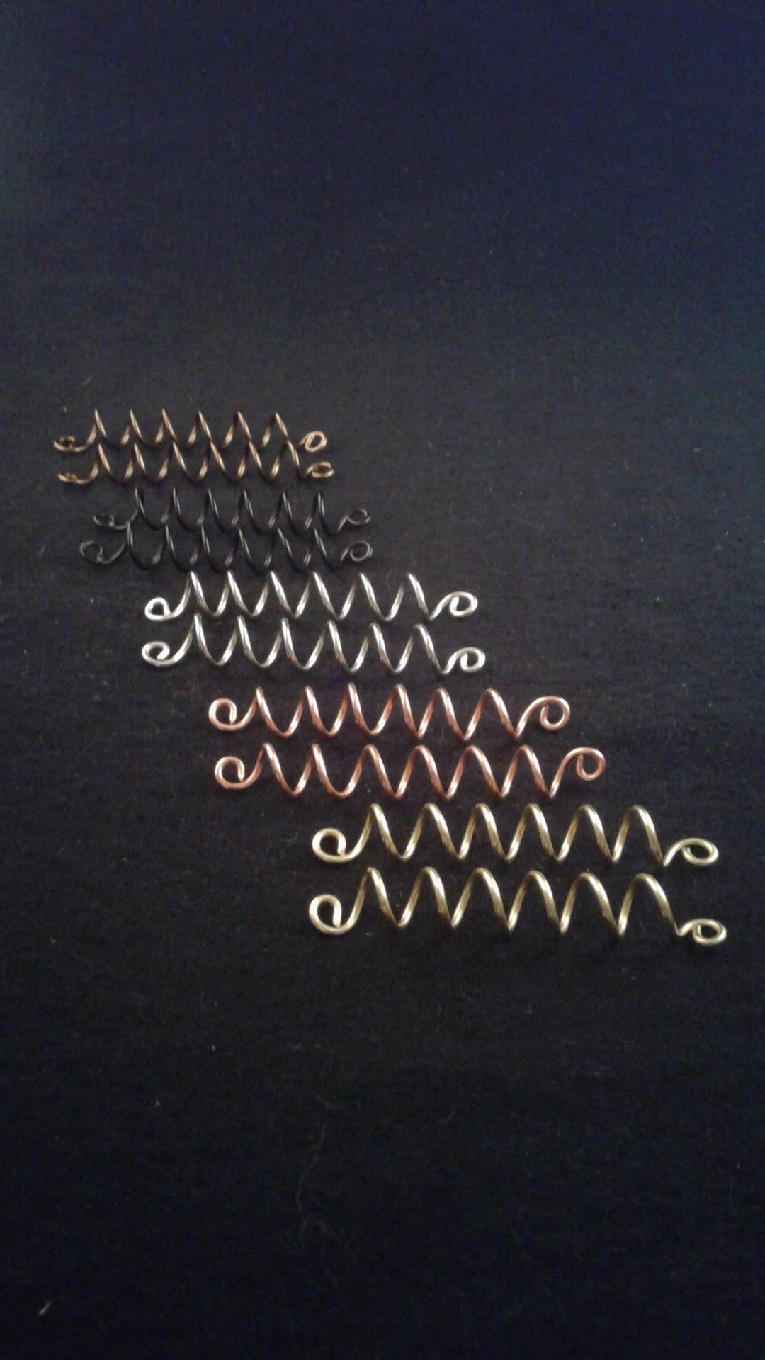 Spiral Hair Wrap Coil Cuff Set of 2 Select Your Finish - Etsy | Etsy (US)