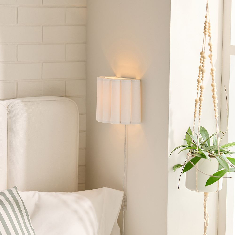 No Nails Fluted Wall Sconce (7") | Dormify