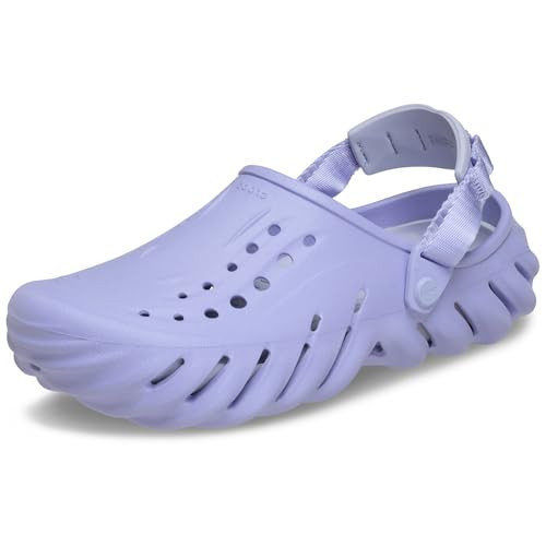 Crocs Unisex-Adult Echo Clog, Mystic Purple, 12 Women/10 Men | Amazon (US)