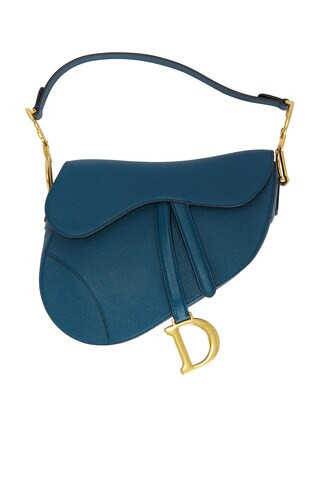 Dior Saddle Bag in Blue | FWRD 