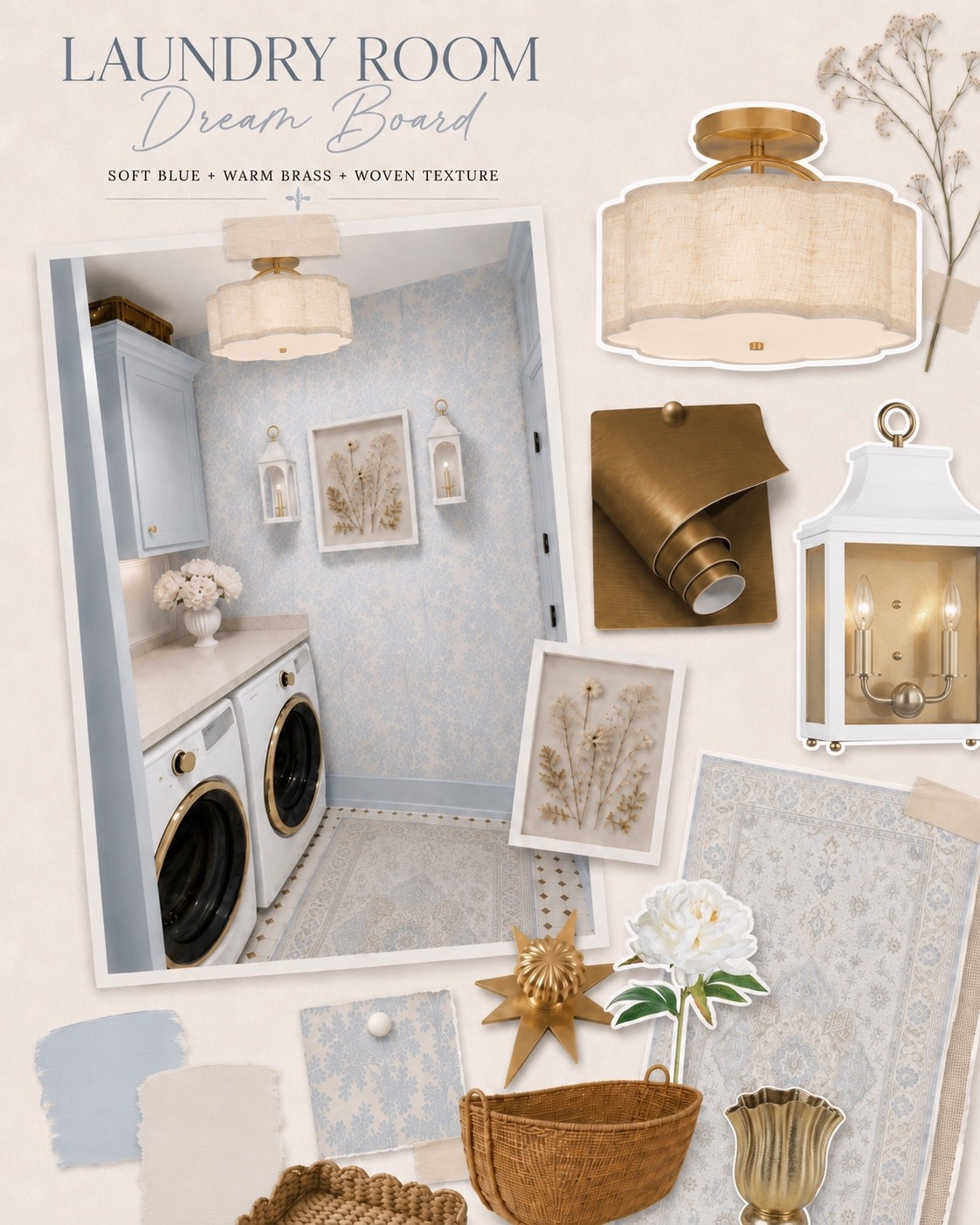 I had a very unrealistic dream board for this laundry room makeover… so naturally, I’m recreating the feeling for less. 😅

These are the pretty pieces, inspiration finds, and affordable lookalikes that are helping me pull together the designer feel without the designer price tag.

Because apparently after 9 years of pinning laundry room ideas, this little walk-in closet with appliances is finally getting her moment.

#laundryroommakeover #budgethomedecor #designerlookforless #laundryroomdecor

laundry room makeover, laundry room decor, laundry room inspiration, budget laundry room ideas, affordable home decor, LTK home finds, designer look for less, small laundry room ideas, glam laundry room, pretty laundry room, laundry room organization, budget decorating, home decor finds, affordable decor finds, real life home makeover

#LTKHome