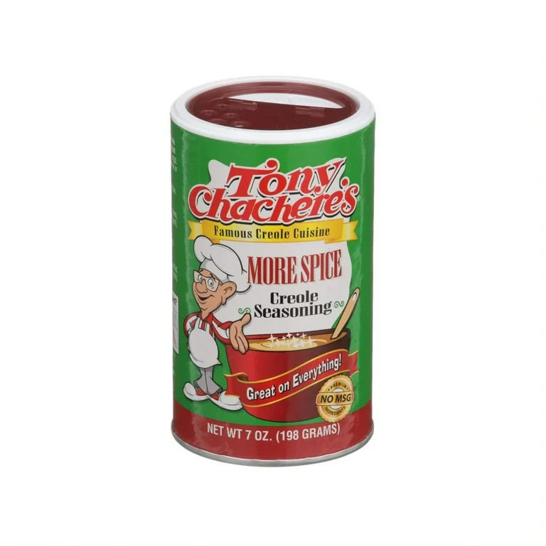 Tony Chachere’s, Seasoning, Cajun, More Spice, 7 oz | Walmart (US)