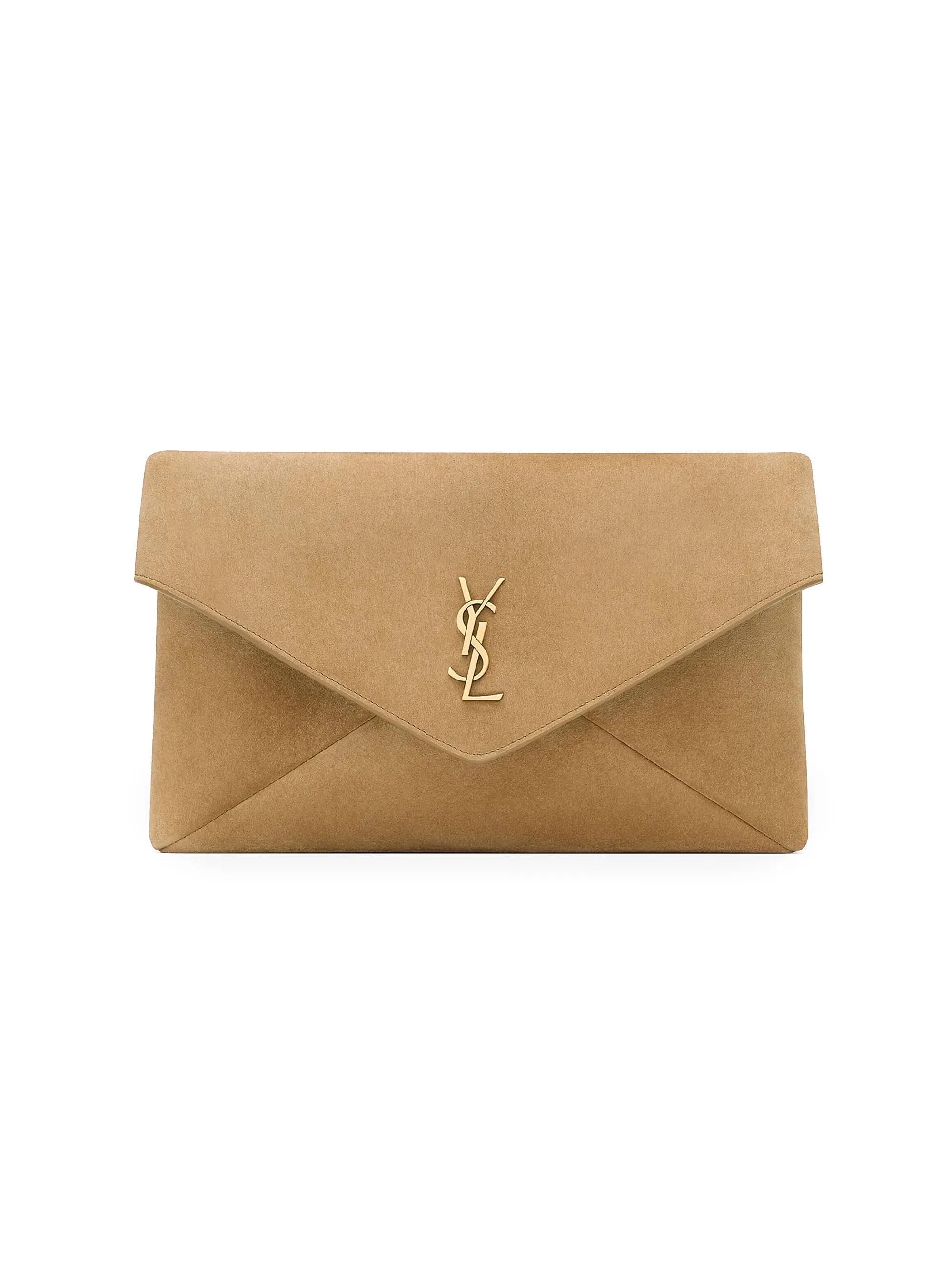 Cassandre Large Envelope Pouch in Suede | Saks Fifth Avenue