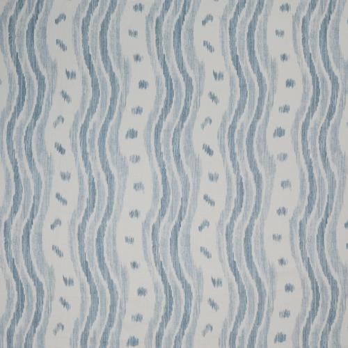 Lee Jofa Ikat Stripe Azure Fabric | DecoratorsBest | DecoratorsBest